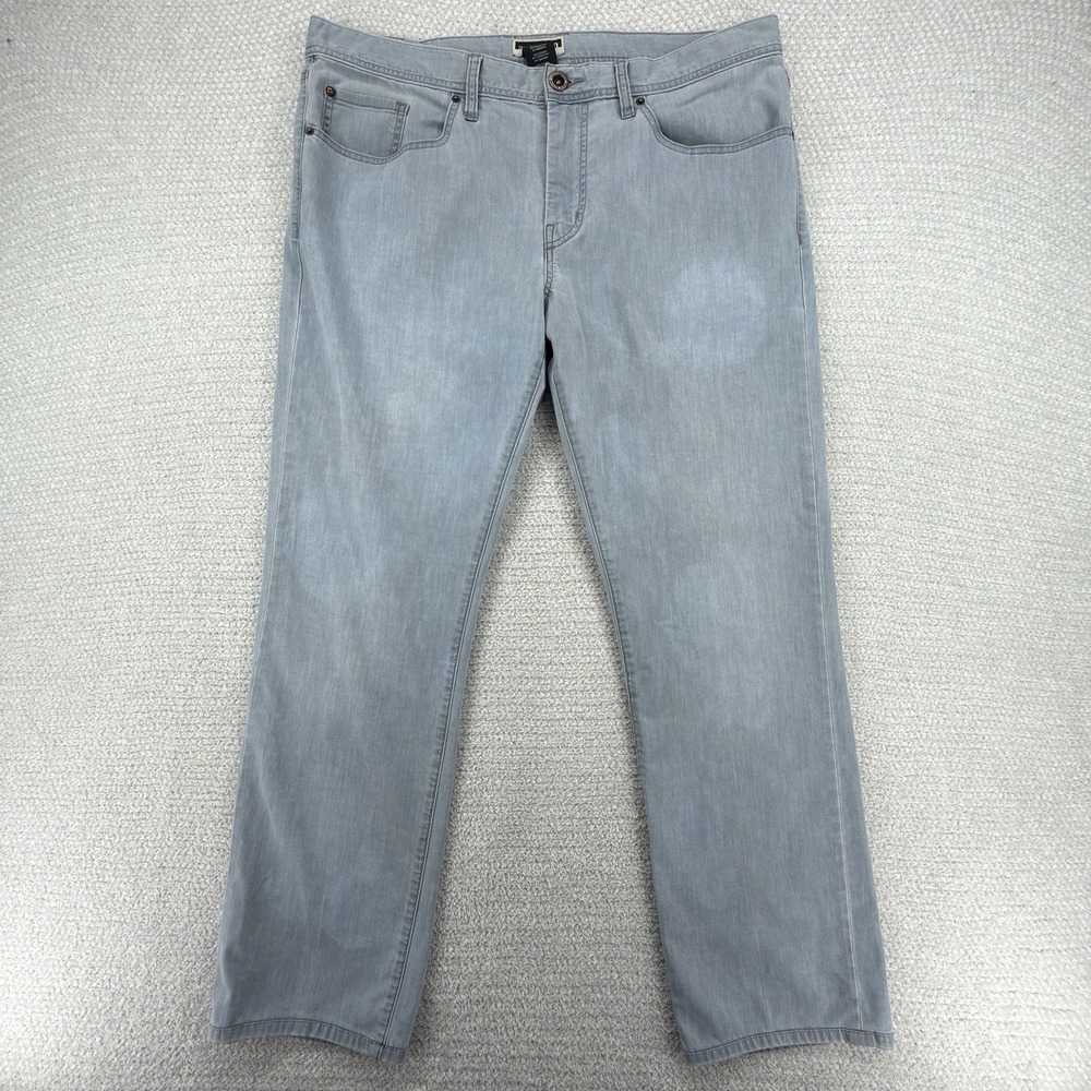 Travis Mathew Jeans Mens 38 38x29 Blue Legacy Denim Golf Stretch 5 Pocket